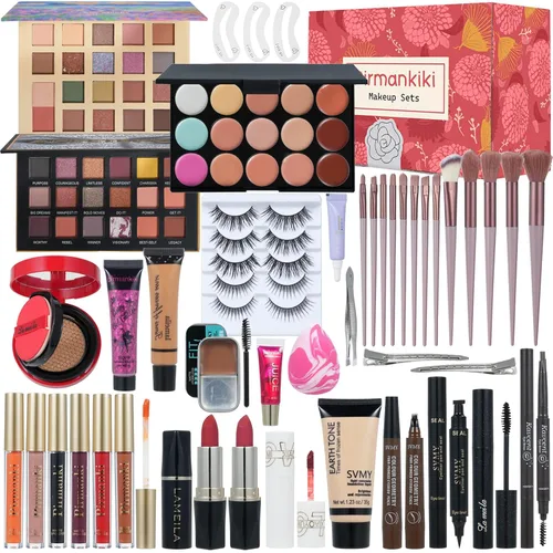 Miniatura 8 de Kit completo de maquillaje todo en uno para mujeres, Set de maquillaje de viaje, Set de regalo de maquillaje para niñas y adolescentes, Kit