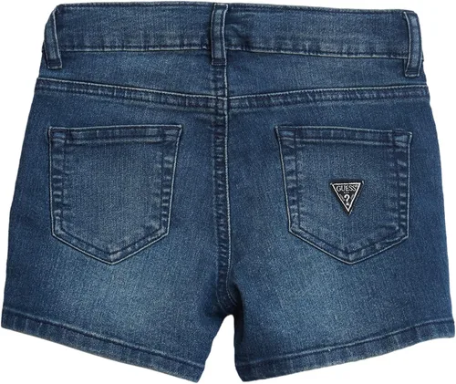 Miniatura 2 de GUESS Little Organic Stretch Denim - Pantalón corto de 5 bolsillos para niña