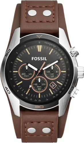 Miniatura 6 de Fossil Men's Watch, Coachman Quartz Stainless Steel and Chronograph Leather Watch for Men