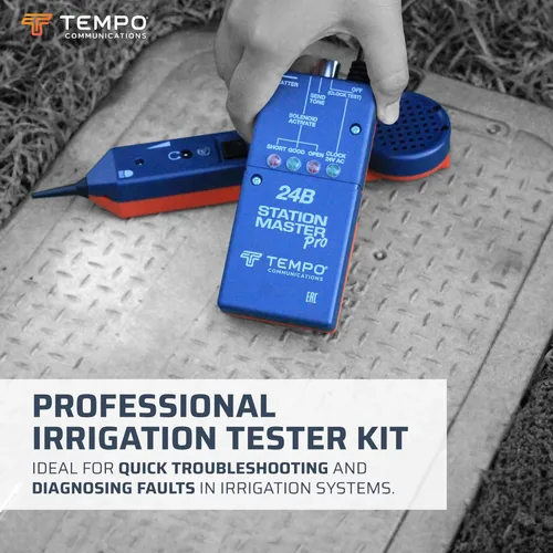 Miniatura 2 de TEMPO Station Master Pro Localizador de Válvulas de Rociadores Activa Solenoides, Hace Vibrar Solenoides, Envía Tono, Localiza Cajas de Válvulas