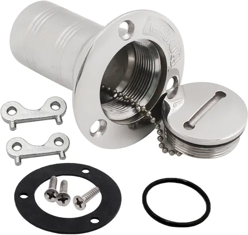 Miniatura 15 de Boat Water/Diesel/Gas/Fuel Deck Fill/Filler 1-1/2 Inch(38mm) with Keyless Cap 316 Stainless Steel Boat Deck Hardware for Boat, Yacht, Caravan