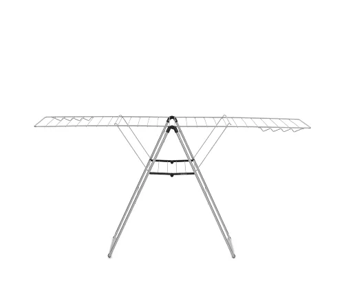 Miniatura 4 de Brabantia HangOn - Tendedero de ropa 82 pies (82.0 ft) Gris metálico Soporte grande para ropa interior con 2 alas plegables y ganchos