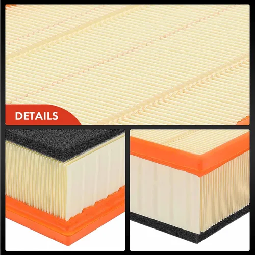 Miniatura 7 de A-Premium Filtro de aire de motor compatible con Ford Transit 150 250 350 2015-2023, Transit 350 HD, V6 3.5L, repuesto # FA1916, AF9916
