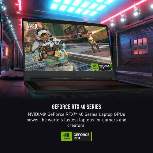 Miniatura 4 de msi Portátil para juegos GF63 delgado, pantalla FHD de 15.6 pulgadas, 144 Hz, Intel Core i5-12450H de 12ª generación, NVIDIA GeForce RTX 4050, 16 GB