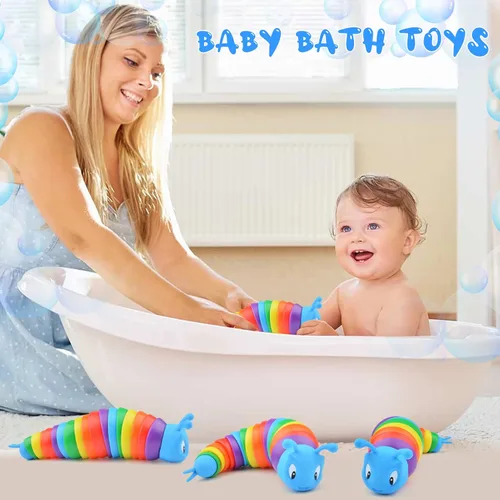 Miniatura 4 de Cevioce Juguete Fidget de Babosa, Juguetes Fidget de Babosa Sensorial para Niños y Adultos, 1 PC Juguetes Sensoriales para Autismo para Niños