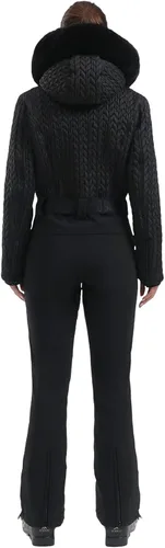 Miniatura 120 de GSOU SNOW Traje de esquí para mujer, traje de nieve delgado de una pieza, chaqueta de nieve, impermeable, resistente al viento, deportes al aire