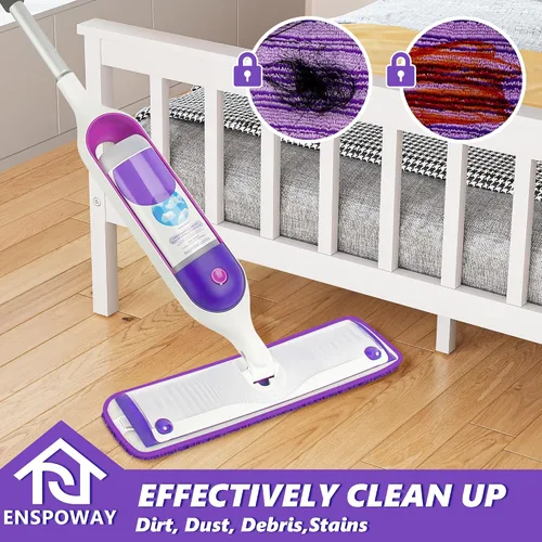 Miniatura 4 de Almohadillas reutilizables de repuesto para trapeador Swiffer PowerMop, paquete de 4 almohadillas de repuesto para PowerMop, almohadillas