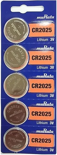 Murata Batería CR2025 DL2025 ECR2025 3V Litio Moneda Celda (5 Baterías)