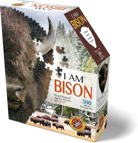 Miniatura 2 de Madd Capp Rompecabezas - I AM Bison - 300 piezas - Rompecabezas en forma de animal