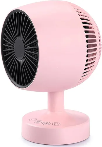 Calentador de espacio, calentador de espacio pequeño, calentador de escritorio de 1200 W para oficina, oscilación lateral de 160° automática, 3