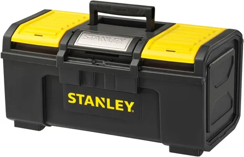 Miniatura 11 de STANLEY Caja de herramientas DIY con 1 pestillo táctil, 2 organizadores de tapa para piezas pequeñas, 16 pulgadas, 1-79-216