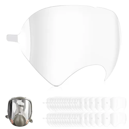 Paquete de 40 mascarillas respiratorias de cara completa para 3M 6885 6000 6700 6800 6900 6901, protectores de protección contra el polvo en aerosol