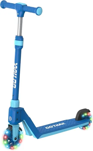 Miniatura 13 de Gotrax K03 - Patinete para niños con ruedas de 5" con luz LED y manillares ajustables, diseño ligero y plataforma antideslizante, carga máxima