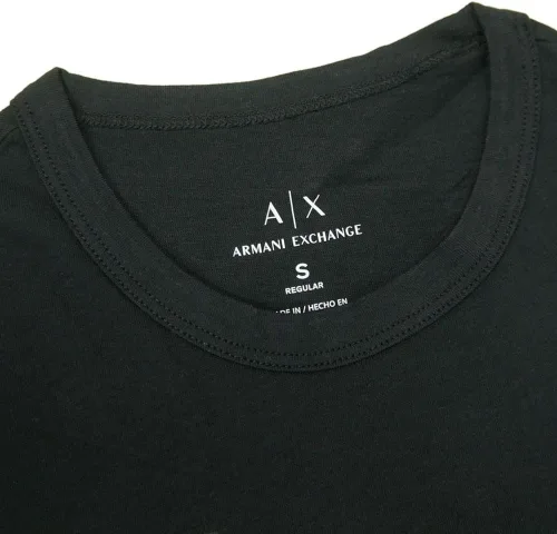 Miniatura 4 de AX ARMANI EXCHANGE Camiseta con logotipo de cuello redondo para hombre