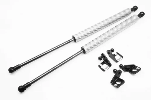 Miniatura 7 de Autobahn88 Kit de soporte de elevación de capó (mejorado), compatible con Nissan Juke F15 MR16DDT 2010-2015 (negro mate)