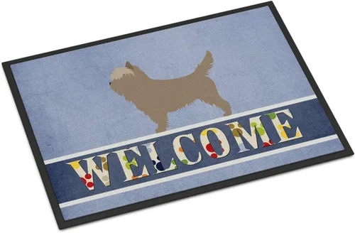 Miniatura 11 de Caroline's Treasures BB8321JMAT - Felpudo de bienvenida Berger Picard de 24 x 36 pulgadas, tapete azul para puerta delantera, para interiores