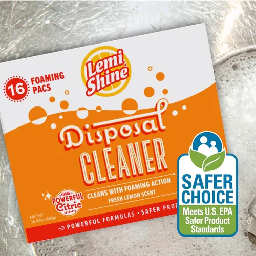 Miniatura 5 de Lemi Shine Limpiador y desodorante de eliminación de basura alimentado por ácido cítrico. Limpiador de espuma para eliminación de basura de cocina
