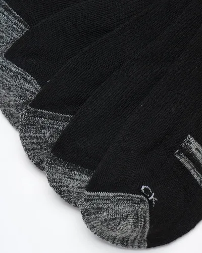 Miniatura 4 de Calvin Klein Calcetines para hombre, mezcla de algodón, acolchados, sin talla, forro de calcetines atléticos (6 unidades)