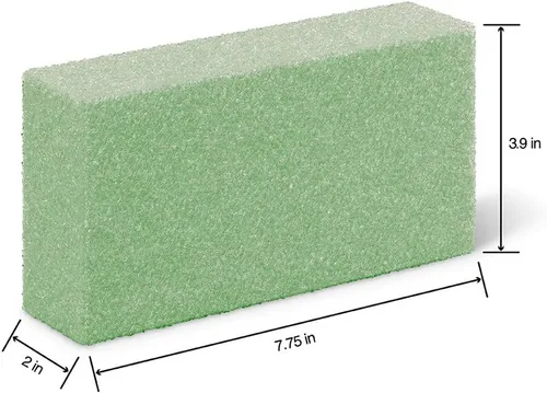 Miniatura 2 de FloraCraft FloraFōM Bloque de 2 pulgadas x 3.9 pulgadas x 7.75 pulgadas, color verde