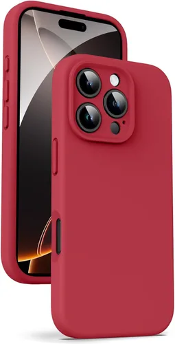 Miniatura 104 de Supdeal Funda de silicona líquida para iPhone 12 Pro Max, [protección de cámara] [antihuellas dactilares] [carga inalámbrica] Funda protectora de 4