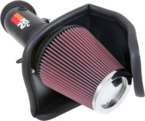 K&N Sistema de admisión de aire frío: Filtro de aire de alto flujo, aumento del rendimiento y aceleración: Compatible con 2015-2016 Dodge