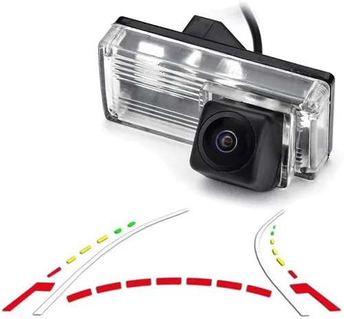 Vlicevrn - Cámara de visión trasera de vehículo HD Fisheye para Toyota REIZ 4D MK1 / Mark X 4D MK1 / Prius/Land Cruiser LC100 LC120 LC200/Prado