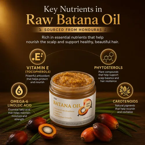 Miniatura 7 de Dr. Sebi Aceite de Batana 100% natural, sin refinar y orgánico de Honduras para el crecimiento del cabello, mejora el grosor del cabello, evita