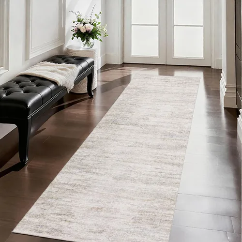 Miniatura 39 de Alfombras para pasillos antideslizantes 2x8, alfombra de pasillo moderna lavable para entrada, alfombra de piso suave resistente a manchas para Gris