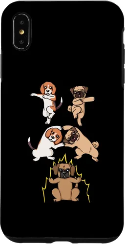 Miniatura 7 de Funda para iPhone 12/12 Pro Pug Dog Beagle Fusion Puggle Dog Hybrid Anime Manga Kawaii