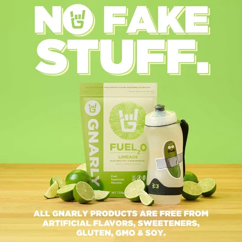 Miniatura 9 de Gnarly Nutrition Fuel2O Polvo de electrolitos, Limeade – Certificado NSF Sport – Solución de electrolitos, combustible, reposición y recuperación
