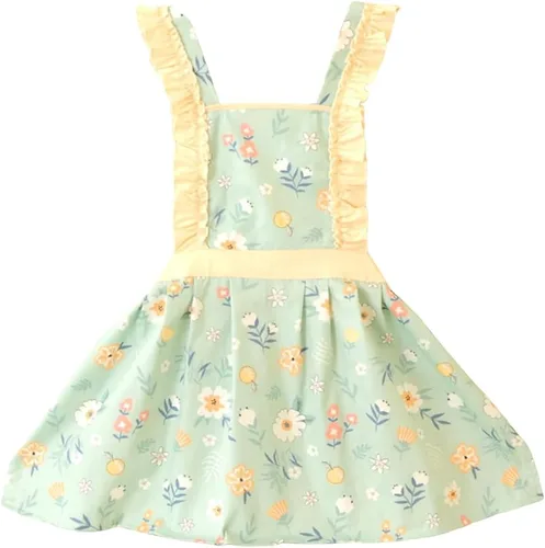 Miniatura 12 de CRB Fashion Delantal infantil para cocinar y hornear Para niños pequeños, niñas, preciosos delantales de chef de cocina