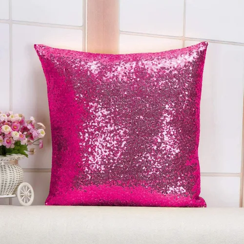Miniatura 30 de ShinyBeauty Fundas de almohada negras de 12 x 20 pulgadas, juego de 2, funda de almohada rectangular, funda de almohada de lentejuelas de tela