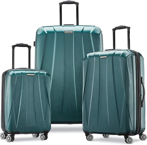 Miniatura 31 de Samsonite Centric 2 Set de maletas rígidas expandibles con ruedas giratorias dobles, Azul Caribe, Juego de 2 piezas (equipaje de mano/grande)