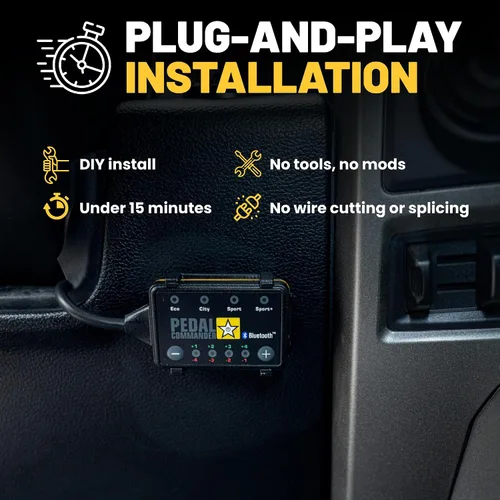 Miniatura 7 de Controlador de respuesta del acelerador Pedal Commander para todos los modelos de Ford 2011 y posteriores, obtén un mayor rendimiento o ahorra hasta