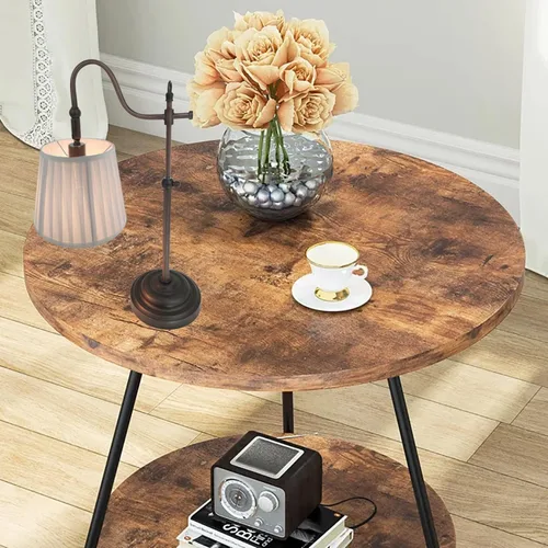 Miniatura 3 de Lámparas de mesa de granja para sala de estar, lámpara de escritorio rústica con altura ajustable, lámpara de lectura industrial vintage