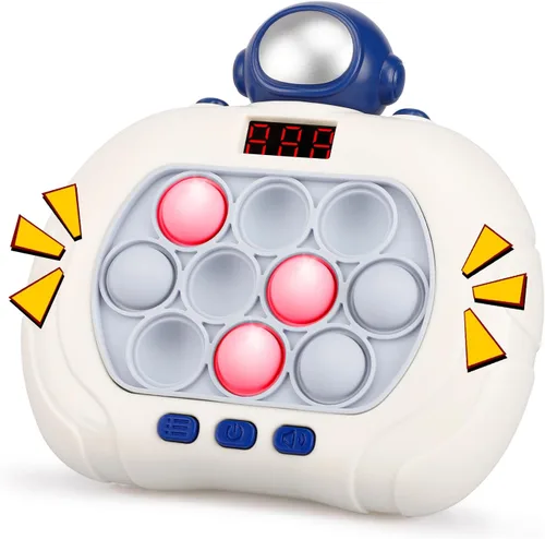 GAPER GO Juguete antiestrés con luz para niños de 5, 7, 8 a 12, rompecabezas de mano, juguetes sensoriales con pantalla LED, juguetes de Navidad,