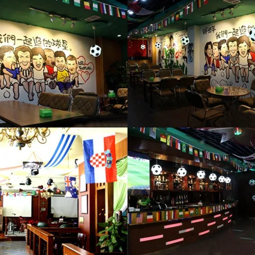 Miniatura 4 de G2PLUS Banderas internacionales, banderas mundiales de 82 pies, 8.2 x 5.5 pulgadas, bandera olímpica de 100 países para bar, decoraciones