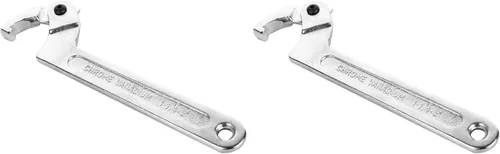 Miniatura 6 de Cromo Vanadio C Llave de Gancho Ajustable Cabeza Cuadrada 1.260-2.992 in
