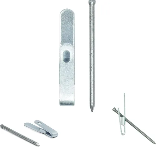 PHS - Juego de ganchos y clavos de repuesto para pared grandes, kit para colgar cuadros de 60 libras para paneles de yeso, madera yeso, paquete de 5