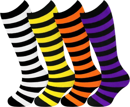 Miniatura 2 de 4 pares de calcetines de fútbol para niños pequeños, calcetines de fútbol para niñas, calcetines de fútbol para niños pequeños, calcetines de tubo