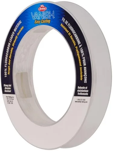 Miniatura 5 de Berkley Vanish Línea de Pesca de Fluorocarbono/Material Líder Transparente - Bobina líder