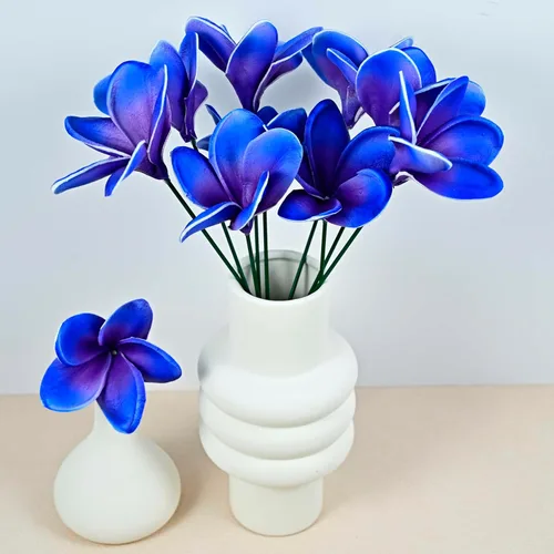 Miniatura 18 de Regalos de Cumpleaños para Mujeres 8pcs Flores Rosa Claro PU Tacto Real Flores Regalos para Mujeres para Navidad Flores Artificiales para Bricolaje