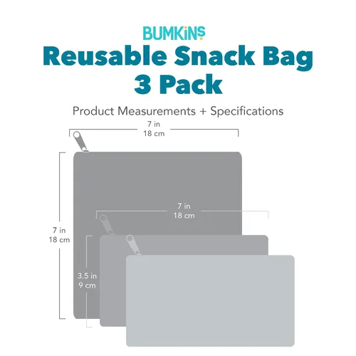 Miniatura 7 de Bumkins Nintendo Bolsas reutilizables para sándwiches y aperitivos, para el almuerzo escolar de los niños y para porciones de adultos, tela lavable