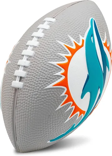 Miniatura 29 de Franklin Sports NFL - Fútbol americano de espuma para niños, pelota suave de tamaño junior de 8.5 pulgadas con logotipos 3D, perfecta para el día