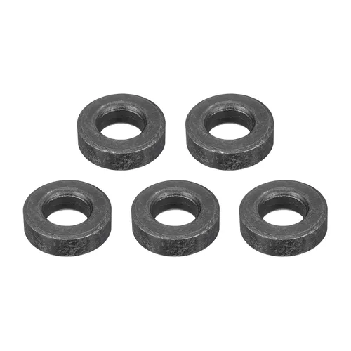 Miniatura 41 de Uxcell Arandela plana de acero al carbono para pernos M8, 10 piezas M8 x 16 x 1.5mm, aleación de acero negro oxidado de grado 8.8, sujetadores