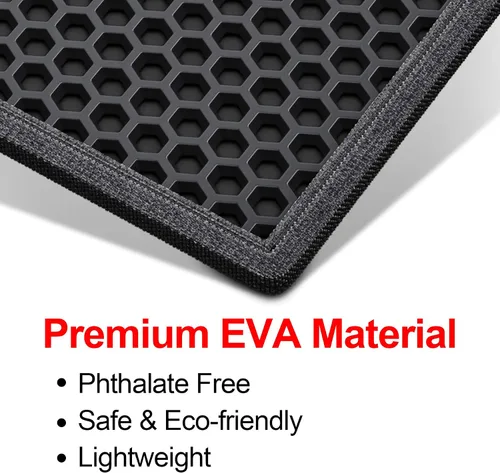 Miniatura 5 de Waretary Tapete para caja de arena para gatos: 36 x 30 pulgadas, impermeable, tapete de captura de arena para gatos y gatos, alfombra de control
