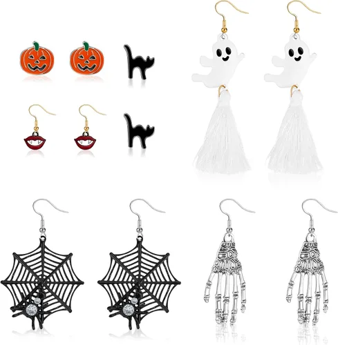 POXTEX Cute Fun Earrings Weird Earrings Aesthetic Earrings, Hypoallergenic Small Stud Dangle Earrings for Women Teen Girls