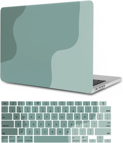 Miniatura 35 de Funda para MacBook Pro 14 2023 M2 A2779 A2442 M1 Pro/Max, Carcasa Protectora de Plástico Duro para Laptop y Cubierta para Teclado, Tablero de Damas