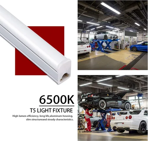 Miniatura 2 de Paquete de 8 luces LED de tienda de 2 pies, 10 W, 1100 lúmenes, 4000 K, luz blanca fría, luz debajo del gabinete y luz de techo LED