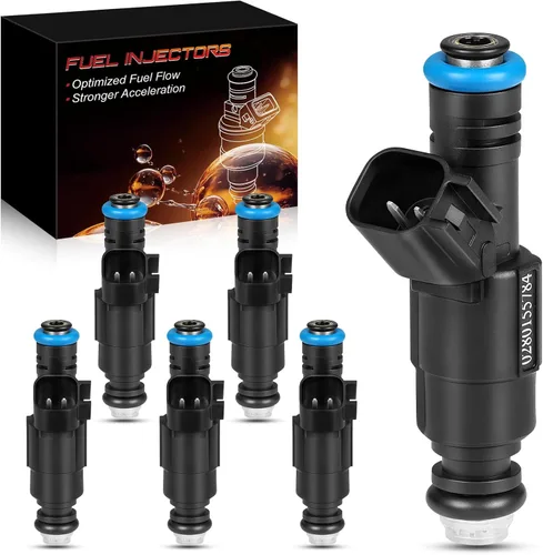 0280155784 Inyectores de combustible 4.0L 5.2L para: Jeep 1999-2004 Grand Cherokee Wrangler 1999-2001 Cherokee, para:-Dodge Para:-Ram 1500 2500 3500